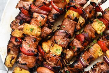 Hawaiian Chicken Skewers 7 1 Skewers of Hawaiian Chicken