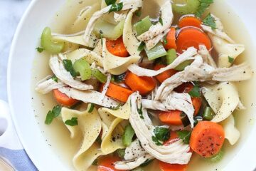 The Best Homemade Chicken Noodle Soup 1 1Soup made from scratch with chicken and noodles 1