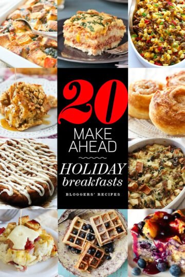 20 Make Ahead Breakfasts