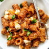 7 Easy recipe for delicious pasta with Tomato Pesto Garlicky Breadcrumbs everydaydeliciouskitchen.com