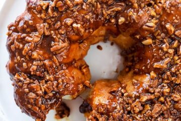 Cinnamon Pecan Ring foodiecrush.com 020