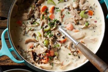 Cream of Turkey Wild Rice Soup