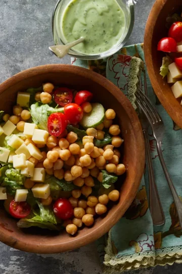 Green Goddess Salad with Chickpeas