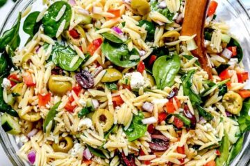 Mediterranean Orzo Salad foodiecrush.com 008 683x1024 1