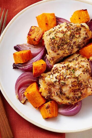 Roast Chicken Sweet Potato