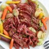 Slow Cooker Corned Beef and Cabbage foodiecrush.com 11