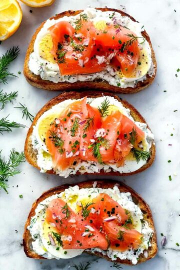 Smoked Salmon Ricotta Toasts foodiecrush.net 17 768x1152 1