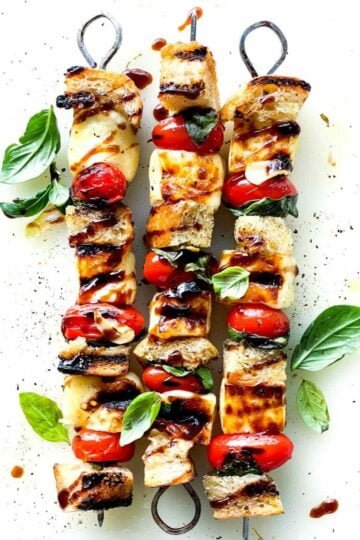 Grilled Caprese Skewers