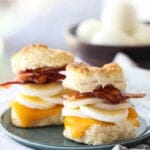 Bacon Egg and Cheese Biscuit Sandwiches