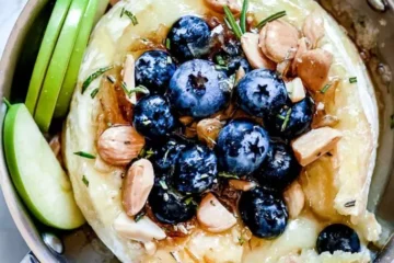 Baked Brie with Blueberries and Lemon Marmalade 1 Baked Brie with Blueberries and Lemon Marmalade