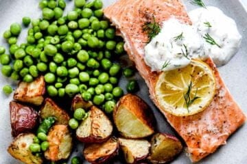 Baked Salmon with Creme Fraiche 3 Oven Baked Salmon with Creme Fraiche