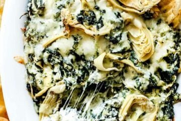 Cheesy Spinach Artichoke Dip 1 Cheesy Spinach Artichoke Dip