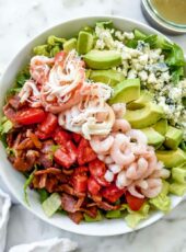 Crab and Shrimp Seafood Cobb Salad