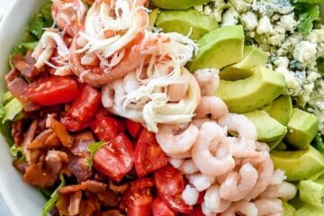 Crab and Shrimp Seafood Cobb Salad 5 Crab and Shrimp Seafood Cobb Salad