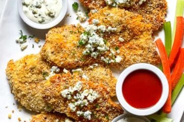 Crispy Baked Buffalo Chicken Breasts 2 Baked Buffalo Chicken Breasts