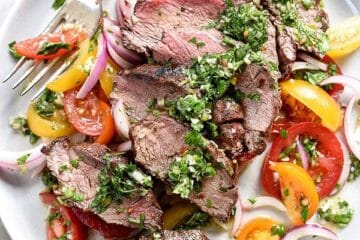 Grilled Skirt Steak with Chimichurri
