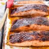 10-Minute Maple-Glazed Baked Salmon Recipe