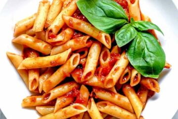 Penne Pasta with Easy Marinara 5 Penne Pasta with Marinara
