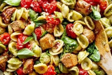 Pesto Pasta with Balsamic Chicken 6 Pesto Pasta with Balsamic Chicken