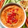 Roasted Red Bell Pepper Hummus everydaydeliciouskitchen.com 10 768x1152 1