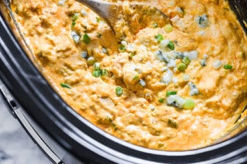 Slow Cooker Buffalo Chicken Cheese Dip 4 Slow Cooker Buffalo Chicken Dip