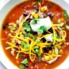 Slow Cooker Chicken Enchilada Soup