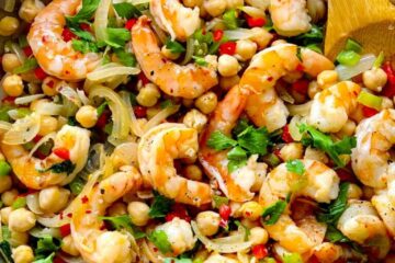 Spanish Shrimp with Chickpeas