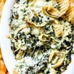 Cheesy Spinach Artichoke Dip