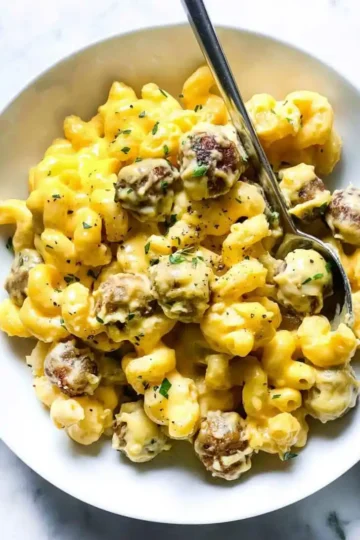 Mini Meatballs Mac and Cheese everydaydeliciouskitchen.com 19 728x1092 1