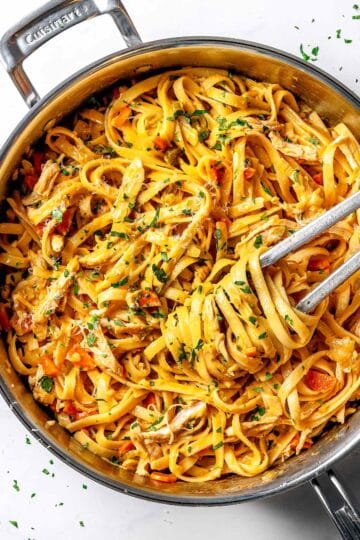 Buffalo Chicken Fettucine everydaydeliciouskitchen.com 14 1