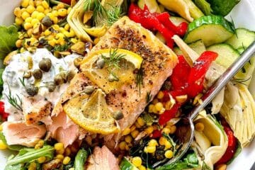 Mediterranean Salmon Bowls 6 Mediterranean Salmon Bowls everydaydeliciouskitchencom 1