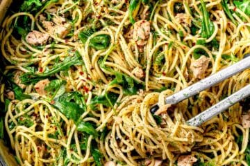 Mediterranean Tuna Pasta 6 Pantry Tuna Pasta everydaydeliciouskitchen.com 14 1