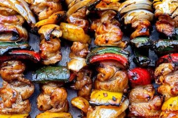 Teriyaki Chicken Kabobs 2 Teriyaki Chicken Skewers everydaydeliciouskitchen.com 12 11