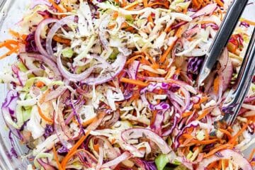 Vinegar Coleslaw (No Mayo) 4 Vinegar Coleslaw everydaydeliciouskitchen.com 013 1024x1536 1