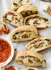 Cheesy Sausage Pizza Bread