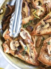 Easy Chicken Breasts with Creamy Mushroom Sauce