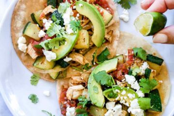 1 Easy Shredded Chicken and Zucchini Tacos