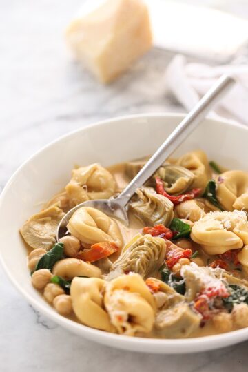 1 Tortellini Soup with Artichokes 1