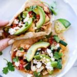 2 Easy Shredded Chicken and Zucchini Tacos