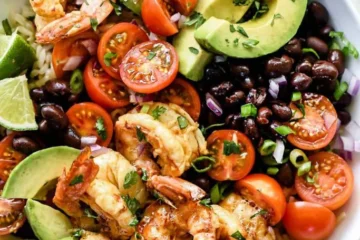 Chipotle Lime Shrimp Bowls 3 Chipotle Lime Shrimp Bowls everydaydeliciouskitchen.com 1