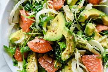 Avocado, Grapefruit and Fennel Salad 5 Grapefruit Avocado Fennel Salad everydaydeliciouskitchen.com 008