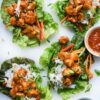 Instant Pot Orange Chicken Lettuce Wraps 01