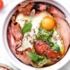 Microwave Egg Caprese Breakfast Cups 1