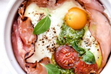 Microwave Egg Caprese Breakfast Cups 6 Microwave Egg Caprese Breakfast Cups 1