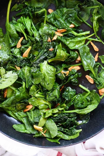Sauteed Spinach with Garlic