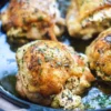 Stuffed Chicken Thighs with Spinach and Goat Cheese2