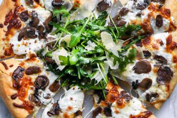 Truffled Mushroom Pizza 1 Truffle Mushroom Pizza everydaydeliciouskitchen.com 0232