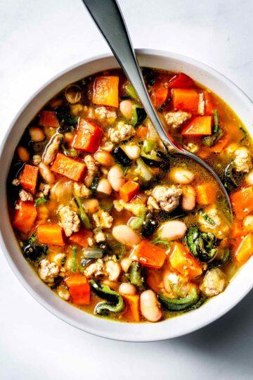 everydaydeliciouskitchen.com Roasted Butternut Squash and Turkey Chili 17