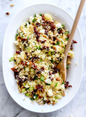 Easy Couscous with Sun-Dried Tomato and Feta